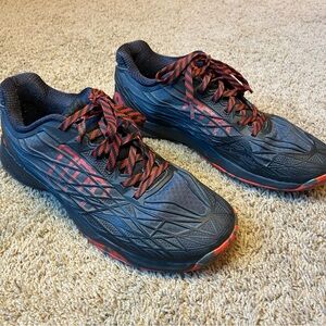 Wilson Kaos Shoes Men’s Size 12 Court Tennis Pickleball Black Red Logo Athletic